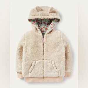 Boden Cosy Borg  Reversible Hoodie, size 8